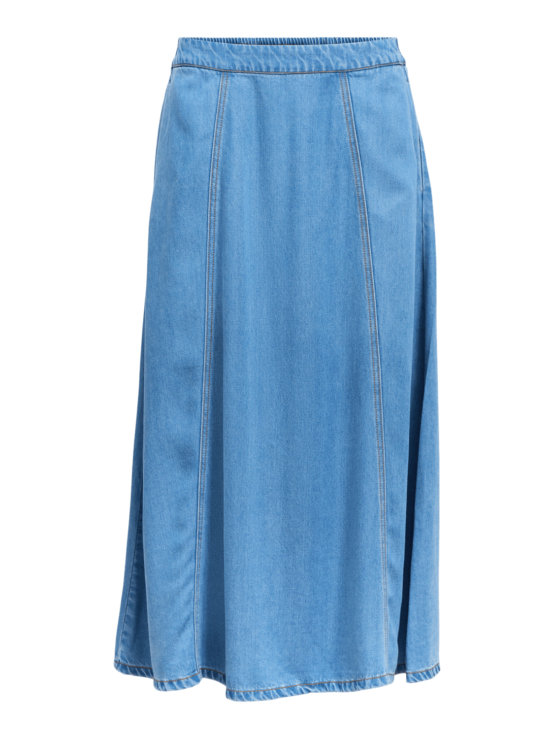 OBJFRAME Midi Skirt - Light Blue Denim - VERO MODA & VILA Bergvik